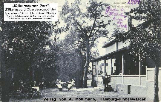 Gartenetablissement 'Wilhelmsburger Park' in Obergeorgswerder